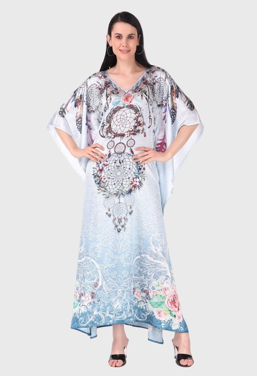 Modistas | Premium Lotus Silk Dress Aqua Blue Dress Cocktail Dresses