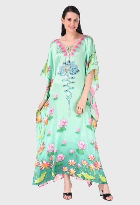 Modistas | Premium Lotus Silk Dress Cocktail Dresses Dresses Emerald