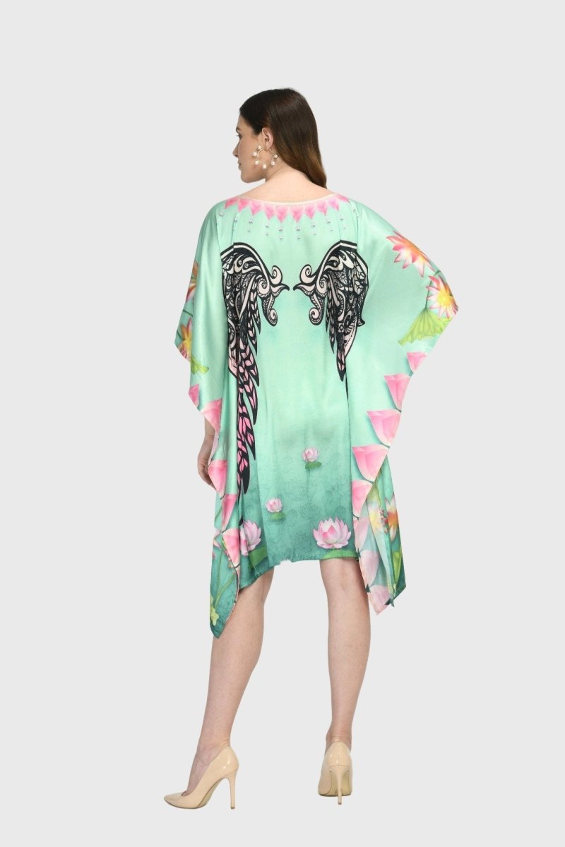 Modistas | Premium Lotus Silk Dress Cocktail Dresses Dresses Emerald